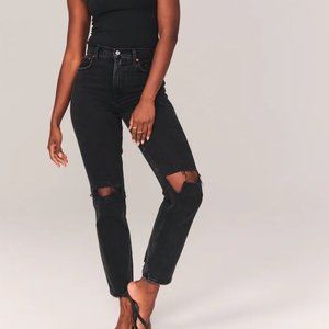 Abercrombie & Fitch Curve Love The 90s Straight Ultra High Rise Jeans (23/000s)